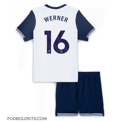 Tottenham Hotspur Timo Werner #16 Hjemmebanesæt Børn 2024-25 Kortærmet (+ Korte bukser)